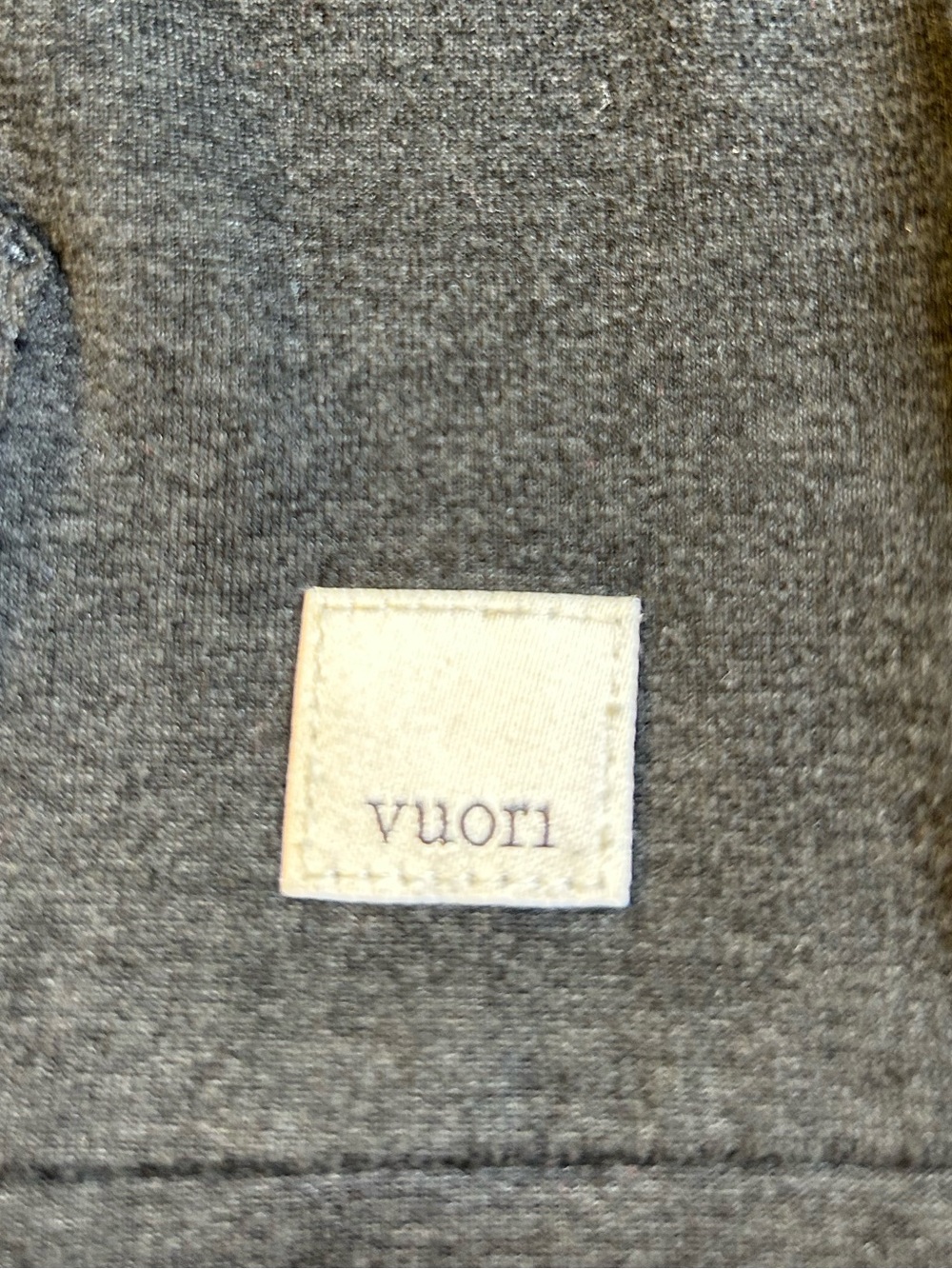 VUORI Halo Performance Hoodie 2.0 DreamKnit Black Heather Full Zip Women Med - Picture 5 of 10